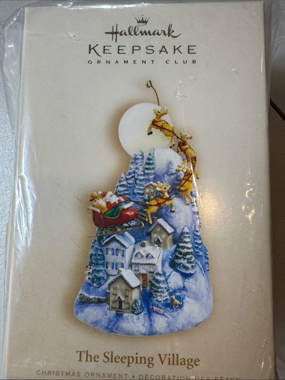 Hallmark Santa’s Sleigh Ornament - The Sleeping Village